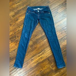 True Religion Dark Blue Skinny Jeans